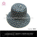 Ladies Short Brim Stroh Cloche Hut dunkel Farbe für den Sommer